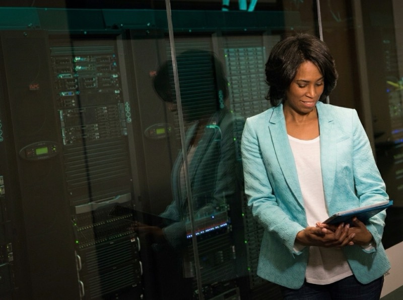 A technology lead working in a secure data center